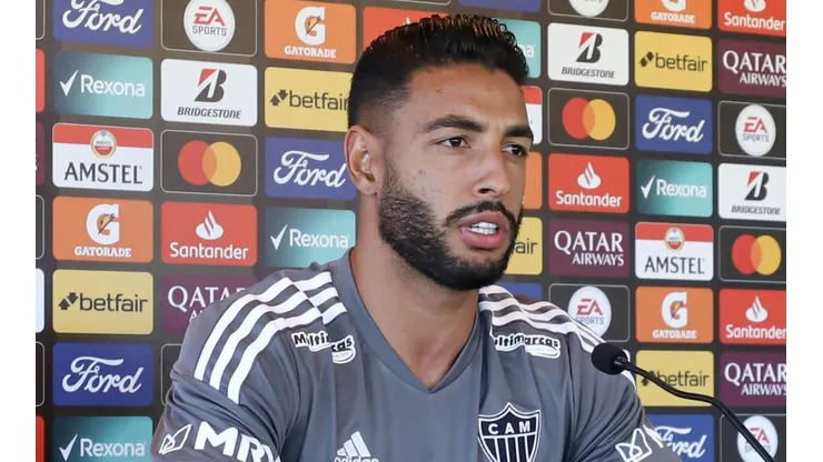 Foto: Bruno Sousa/Atlético Mineiro - Nathan Silva passa por situação inusitada
