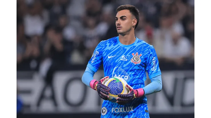 Matheus Donelli goleiro do Corinthians durante partida contra o Vitoria na Arena Corinthians
