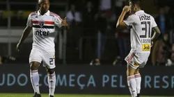 Luan e Liziero com a camisa do São Paulo - Foto: Site oficial do São Paulo
