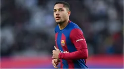 Foto: David Ramos/Getty Images - Vitor Roque no Barcelona