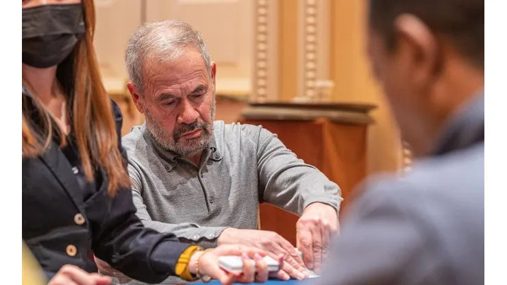 Isai Scheinberg em ação durante disputa no Cassino Wynn (Foto: Divullgação/WPT)
