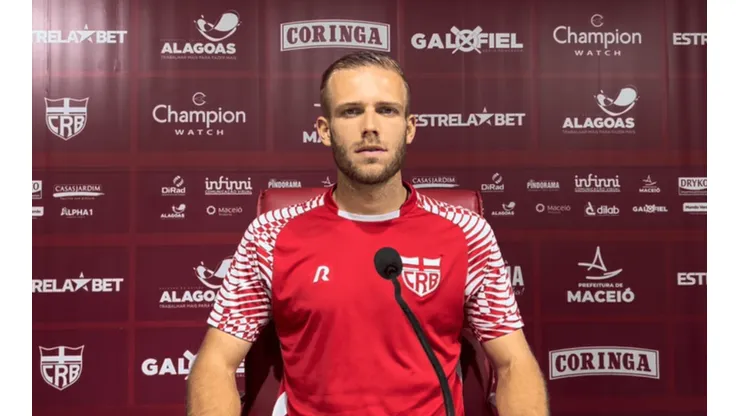 Divulgação/CRB Play. Fábio Alemão é oficialmente apresentado no CRB