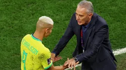 Foto: Alex Pantling/Getty Images | Tite e Richarlison