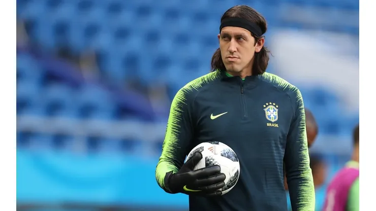 Lucas Figueiredo/CBF - Esposa de Cássio "ajuda" Corinthians com Coutinho