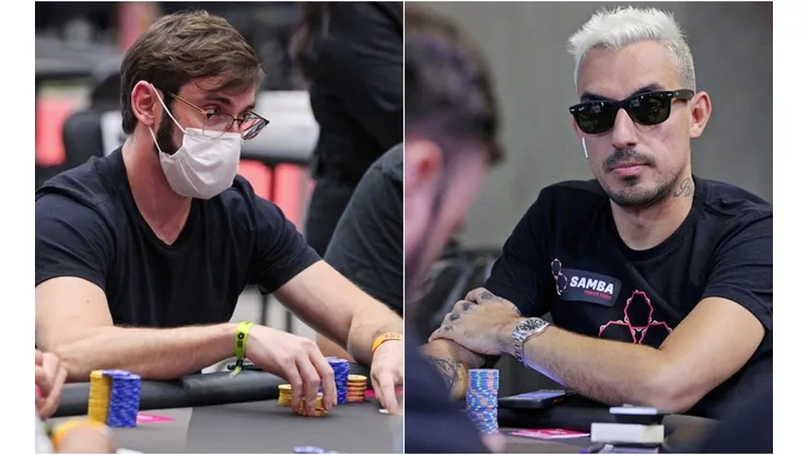 Pedro Garagnani e Peter Patrício arrumaram boas premiações no poker online (Fotos: Luis Bertazini/BSOP)
