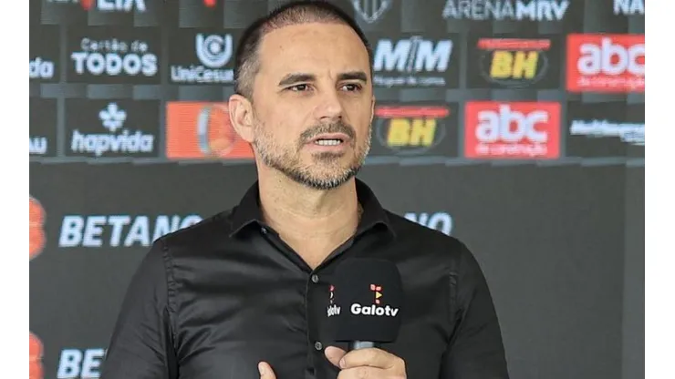 Foto: Flickr oficial do Atlético - Caetano em entrevista.