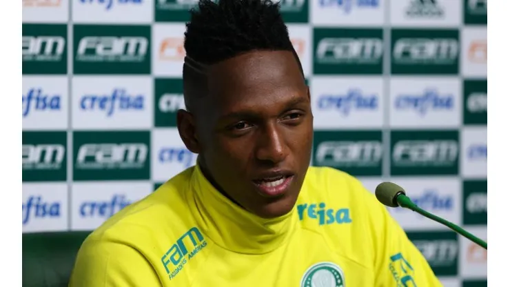 Foto: Flickr Oficial Sociedade Esportiva Palmeiras - Coletiva de Mina em 2016, na Academia de Futebol