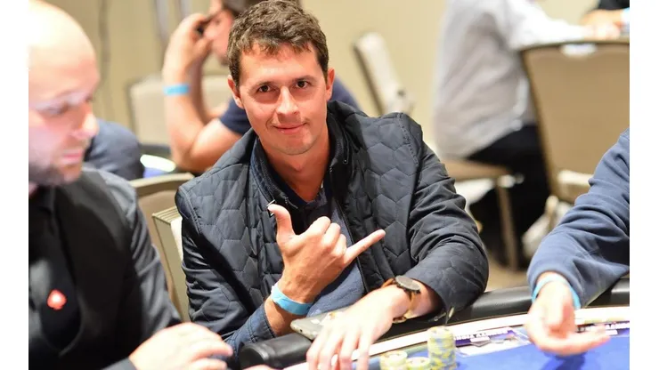 Bruno Volkmann teve uma noite impecável no poker online (Foto: Tomas Stacha/PokerStars)