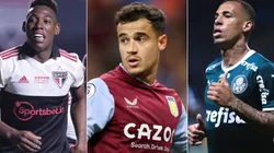 Foto: Ettore Chiereguini/AGIF; Naomi Baker/Getty Images; Foto: Ettore Chiereguini/AGIF - Léo Pele, Coutinho e Breno Lopes