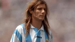 Foto: Stephen Du/Getty Images - Caniggia marcou o gol que eliminou o Brasil na Copa de 1990