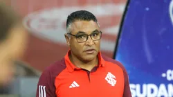 Roger durante a partida desta terça-feira (23). Foto: Ricardo Duarte / Internacional