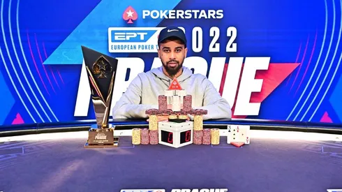 Jordan Saccucci venceu o maior torneio da vida dele no poker (Foto: Tomas Stacha/PokerStars)