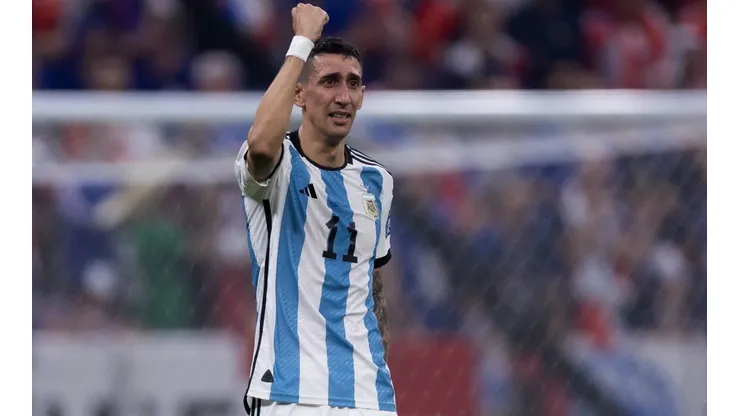 Pedro Martins/AGIF - Di María chora ao ser campeão do mundo com a Argentina