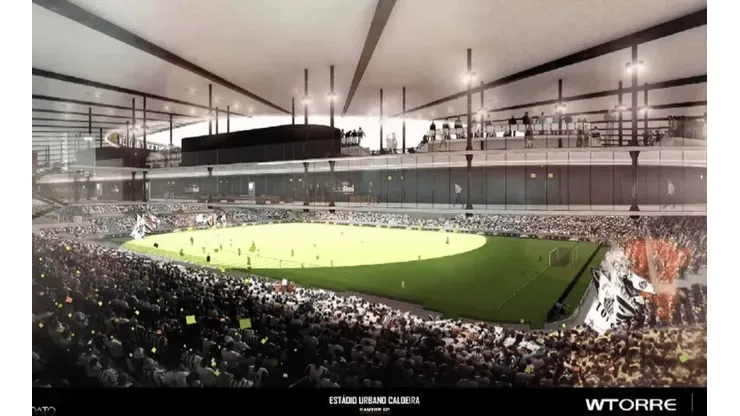 Foto: Reprodução/ Santos/ "Nova Vila Belmiro"; Santos dá 'passo importante' para projeto de novo estádio.