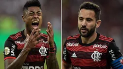Fotos: Thiago Ribeiro/AGIF - Bruno Henrique e Everton Ribeiro: contratos terminam em dezembro de 2023