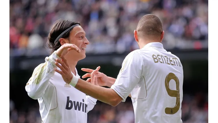 Foto: Denis Doyle/Getty Image - Özil jogou com Benzema no Real Madrid