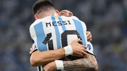 Foto: Dan Mullan/Getty Images - Messi e Di María estão juntos na Seleção desde 2008.