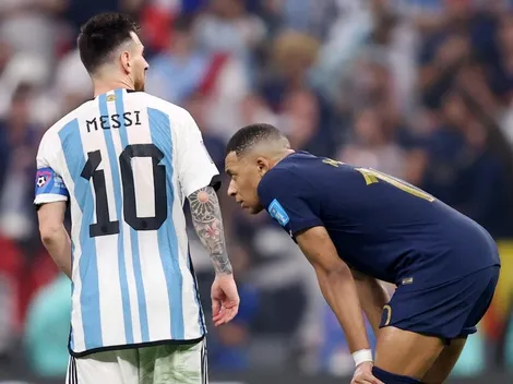 Messi e Mbappé são flagrados trocando provocações durante a final da Copa