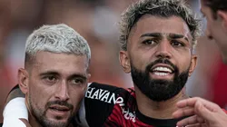 Foto: Jorge Rodrigues/AGIF - Arrascaeta e Gabigol