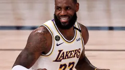 Getty Images/Mike Ehrmann - LeBron James vai assistir final da Copa do Mundo