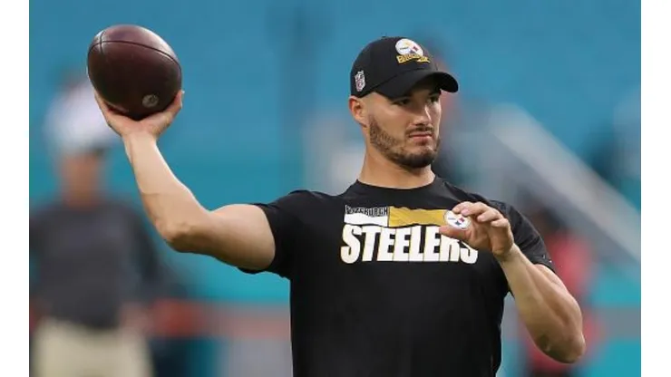 Mitchell Trubisky será o titular do Steelers neste domingo (18)