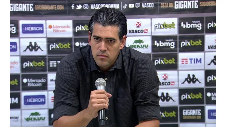 Reprodução/Vasco TV. Vasco sonda titular do São Paulo