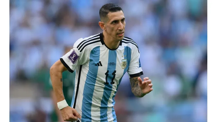 Foto: Matthias Hangst/Getty Images - Di María foi reserva nas últimas duas partidas da Argentina.