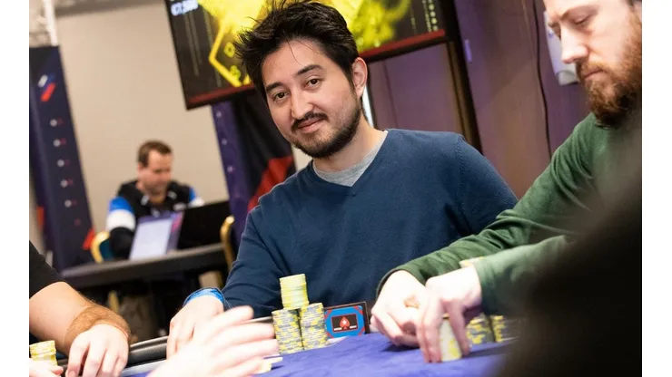 Rodrigo Seiji durante torneio de poker em Praga (Foto: Tomas Stacha/PokerStars)