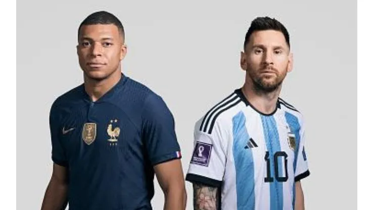 FIFA/FIFA via Getty Images - Mbappe e Messi, principais jogadores de suas seleções se enfrentarão na final da Copa do Mundo