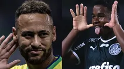 Foto Neymar: Pedro Martins/AGIF e Foto Endrick: Ettore Chiereguini/AGIF