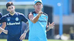 Foto: Lucas Uebel/Grêmio/Divulgação - Renato: técnico autorizou saída de volante do Grêmio