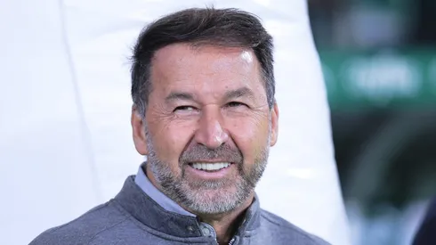 Augusto Melo, presidente do Corinthians, durante partida contra o Palmeiras no estádio Arena Allianz Parque pelo Brasileirão Série A 2024. Foto: Ettore Chiereguini/AGIF