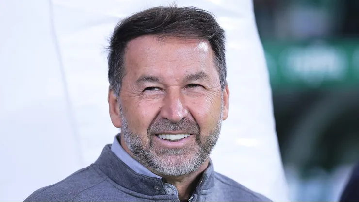 Augusto Melo, presidente do Corinthians, durante partida contra o Palmeiras no estádio Arena Allianz Parque pelo Brasileirão Série A 2024. Foto: Ettore Chiereguini/AGIF
