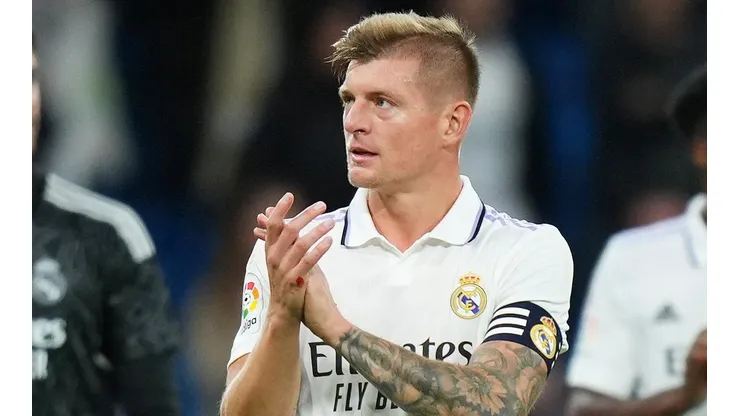 Angel Martinez / Correspondente / Getty Images - Kroos pelo Real Madrid.