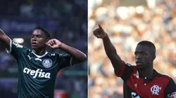 Fotos: Marcello Zambrana/AGIF e Guilherme Hahn/AGIF - Endrick e Vinícius Jr são duas joias do futebol brasileiro