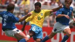Foto: Mike Hewitt/ALLSPORT - Romário conquistou o Tetra com o Brasil em 1994