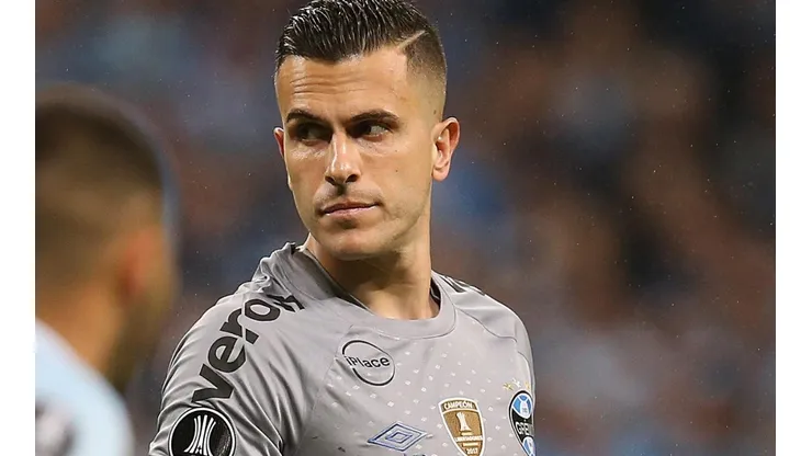Grohe em jogo pelo Grêmio.