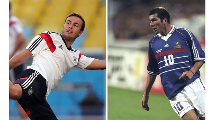Agif/Fernando Soutello e Getty Images/Stu Forster - Götze e Zidane decidiram finais de Copa do Mundo