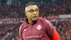 Roger Machado, técnico do Internacional na partida contra o Rosario Central pela Copa Sul-Americana -