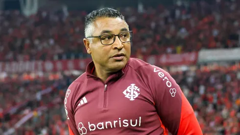 Roger Machado, técnico do Internacional na partida contra o Rosario Central pela Copa Sul-Americana -