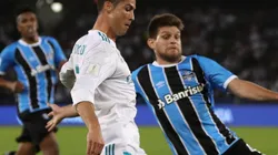 Getty Images/Francois Nel - Cristiano Ronaldo esbarra com ex-Colorado