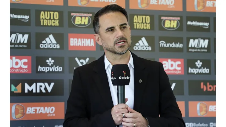 Foto: Bruno Sousa / Atlético / Divulgação - Rodrigo Caetano: dirigente do Atlético vem conduzindo as negociações