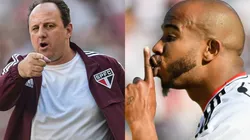Foto Rogério Ceni: Thiago Ribeiro/AGIF e Foto Patrick: Fotobairesarg/AGIF - Ceni decide o que fazer com Patrick
