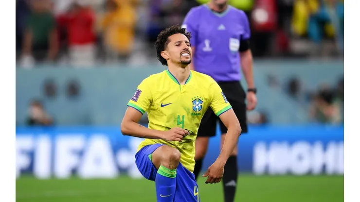 Getty Images/Laurence Griffiths - Marquinhos perde pênalti pela Seleção