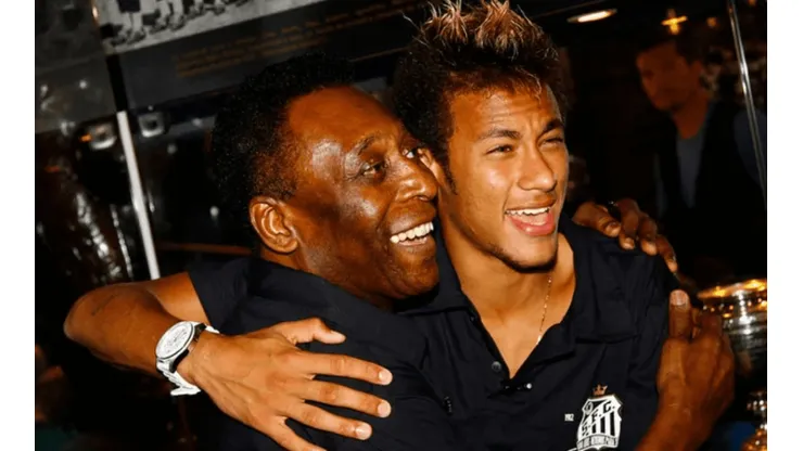 Ricardo Saibun / Divulgação Santos FC. Pelé manda recado emocionante a Neymar