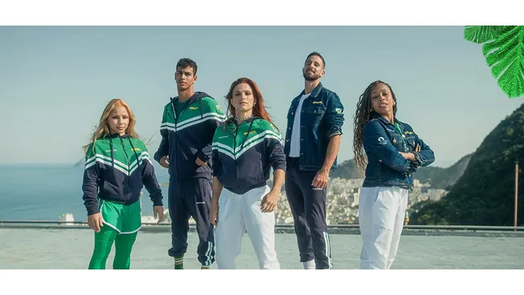 Uniforme do Time Brasil para viagem e cerimônia de abertura vem repercutindo. Reprodução/Instagram oficial de Riachuelo