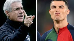 Foto Luís Castro: Vítor Silva/Botafogo - Foto: Cristiano Ronaldo - (Photo by Matthias Hangst/Getty Images)