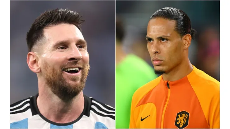 Dan Mullan/Alex Pantling/Getty Images - Messi e Van Dijk