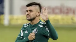 Victor Luís com a camisa do Palmeiras - Foto: Miguel Schincariol/GettyImages