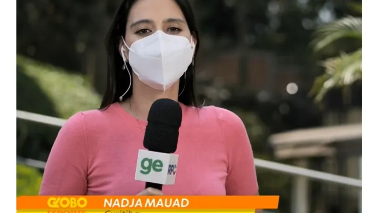 Foto: Reprodução/RPC - Nadja Mauad trouxe informação de acerto do Coritiba com LE